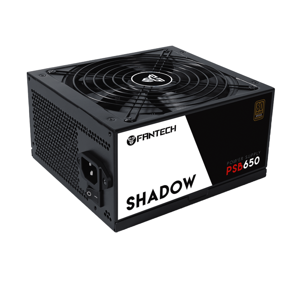 POWER SUPPLY FANTECH/ 650W CON CERTIFICACION 80 Plus Bronze (Mod. PSB650 SHADOW)