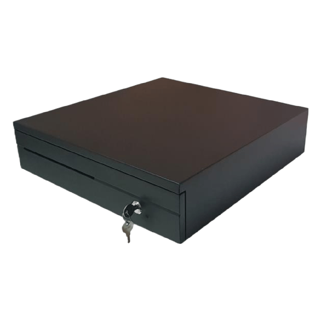 Caja (Cash Drawer) Aokia HS-405B (Guardar Dinero) Metalica – Negra 5 Billetes
