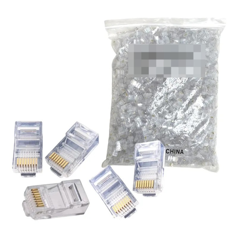 CONECTOR RJ45, Cat6e RJ45 Plug ,50pcs funda 
