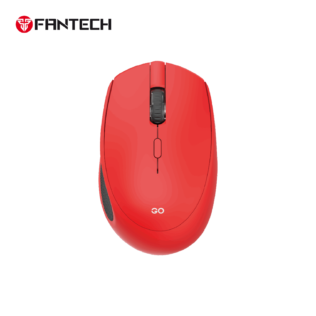 Fantech W193D Rojo GO – Mouse Inalámbrico Bluetooth + 2.4GHz