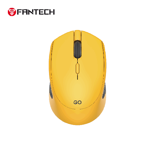 Fantech W190D Amarillo GO – Mouse Inalámbrico Bluetooth + 2.4GHz